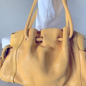 Cole Haan yellow shoulder bag